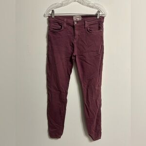Current/Elliott ‎ Burgundy Skinny Jeans
